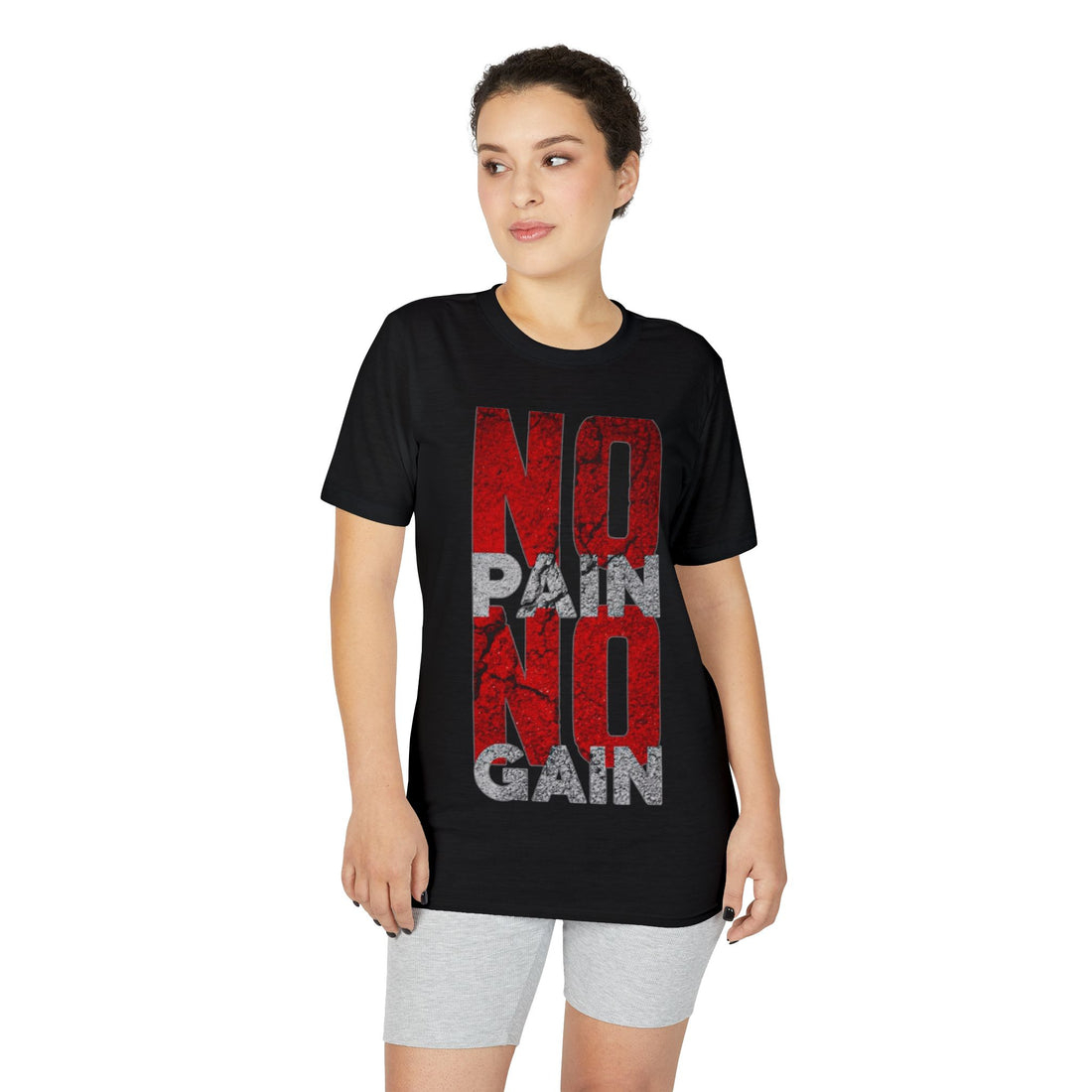 No Pain No Gain Performance T-Shirt – Motivational Gym Tee