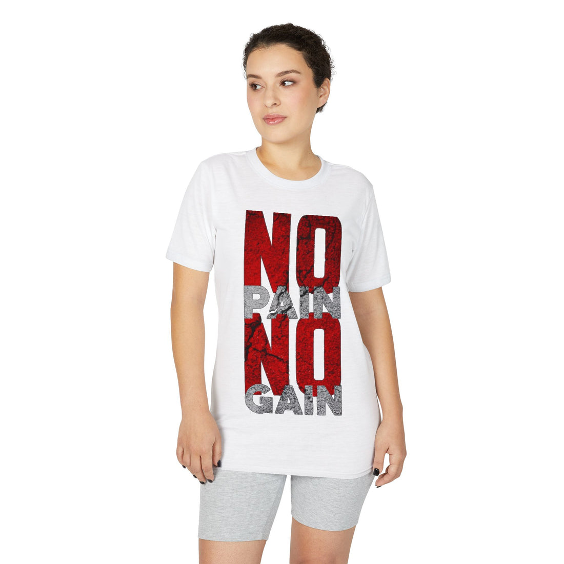No Pain No Gain Performance T-Shirt – Motivational Gym Tee