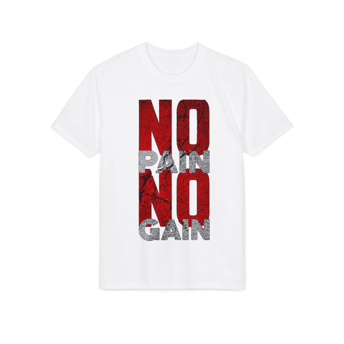 No Pain No Gain Performance T-Shirt – Motivational Gym Tee
