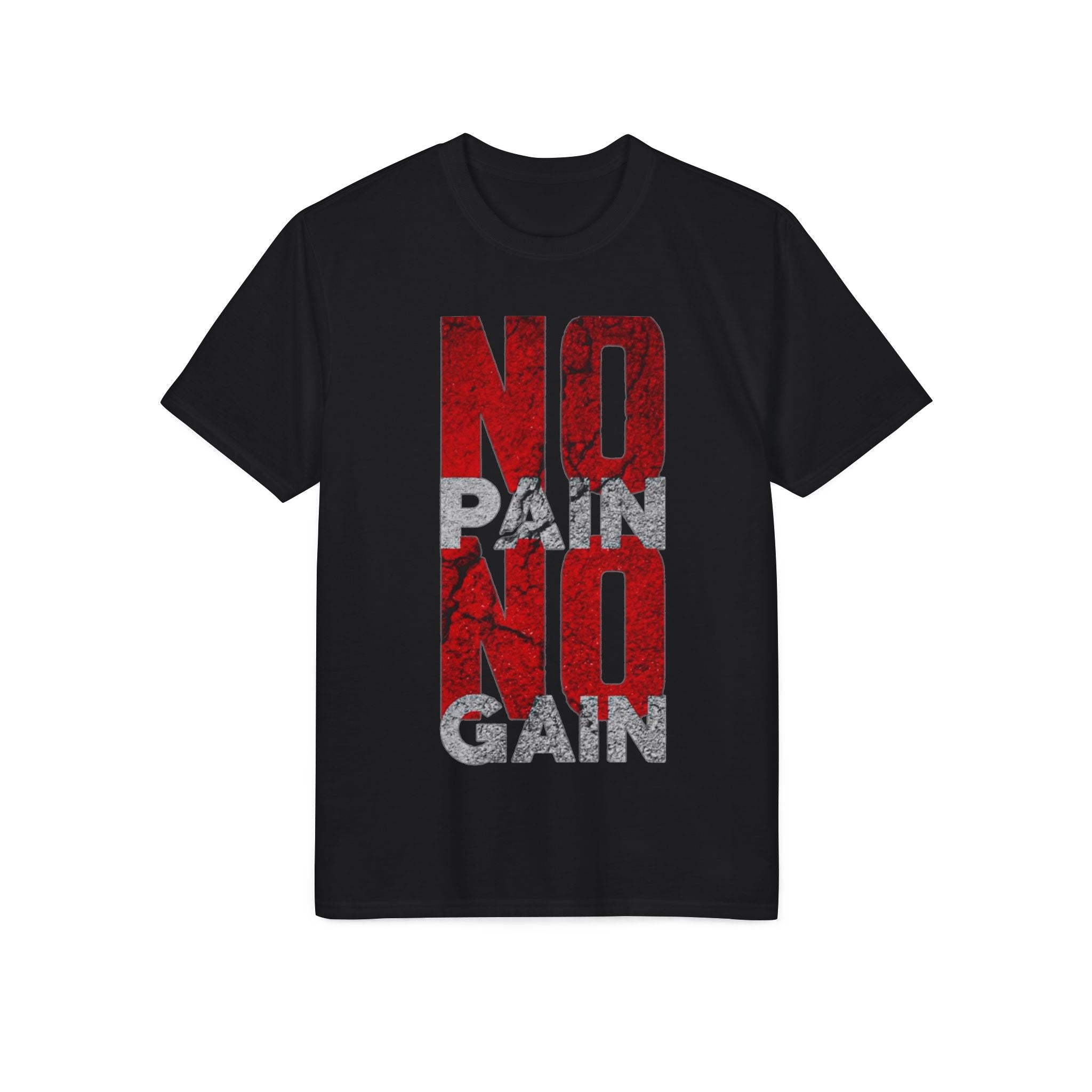 No Pain No Gain Performance T-Shirt – Motivational Gym Tee
