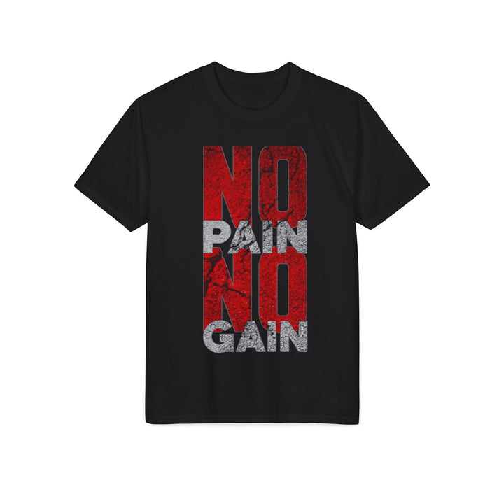 No Pain No Gain Performance T-Shirt – Motivational Gym Tee
