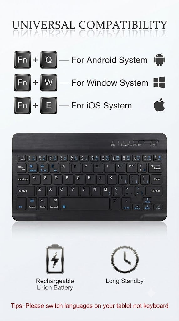 Mini Bluetooth wireless keyboard